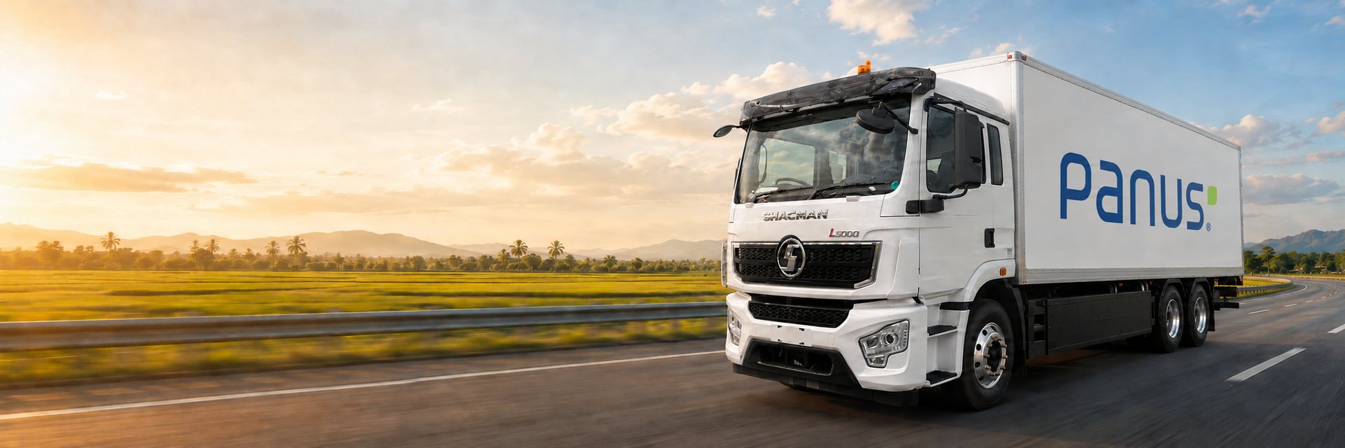 SHACMAN L5000 on highway